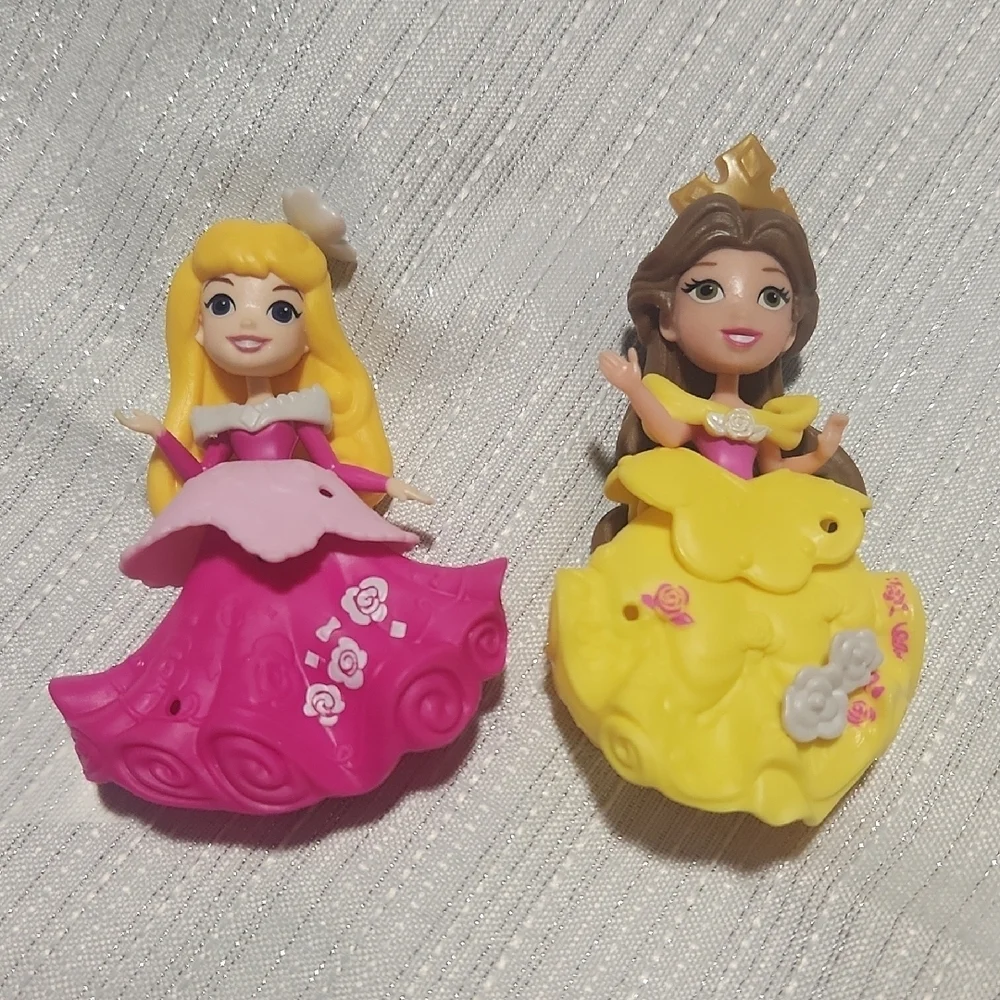 DISNEY PRINCESS Doll Set - Pink and Yellow